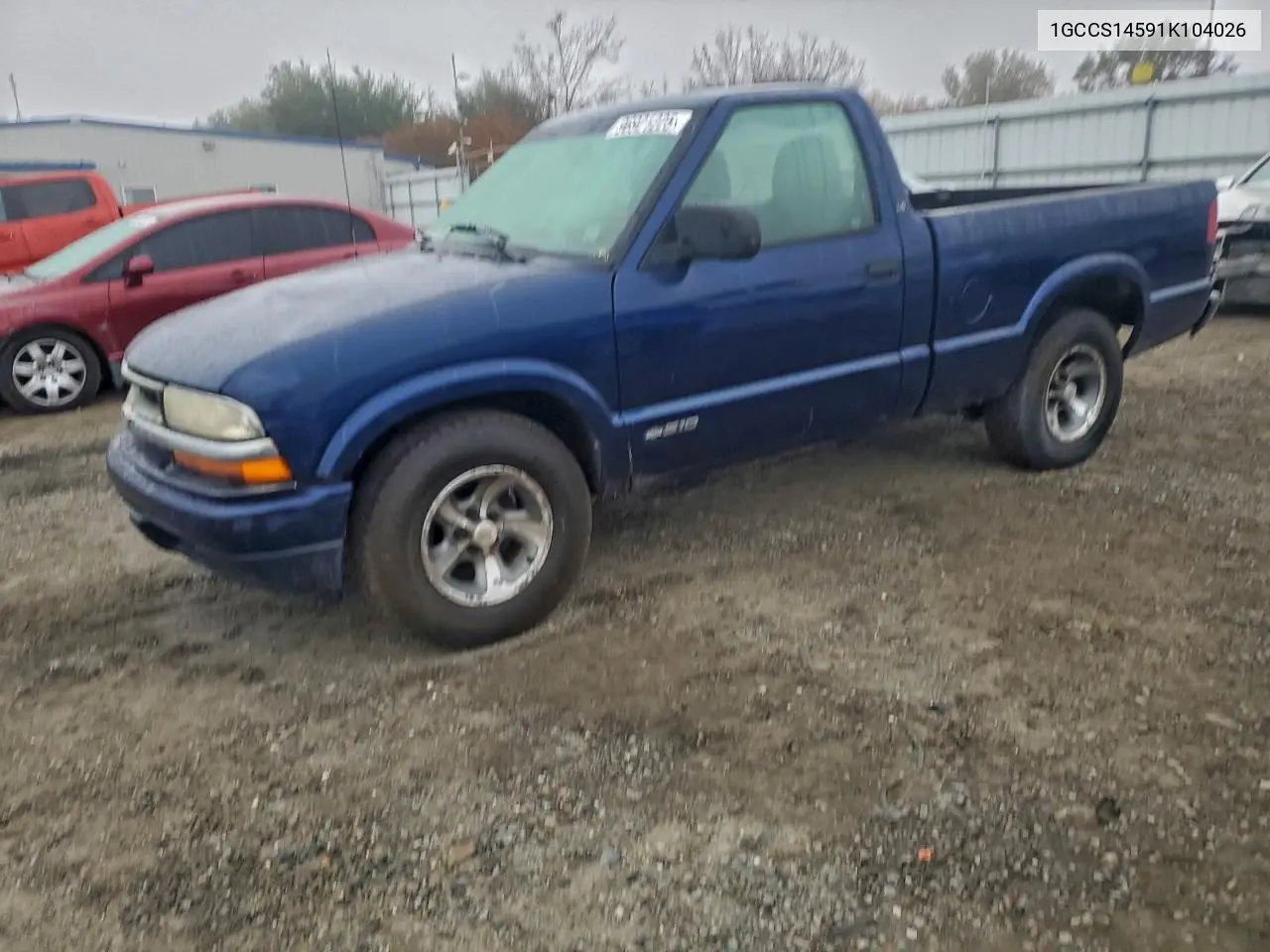 1GCCS14591K104026 2001 Chevrolet S Truck S10