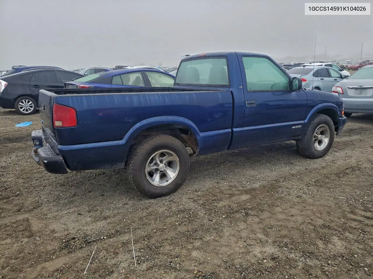 1GCCS14591K104026 2001 Chevrolet S Truck S10