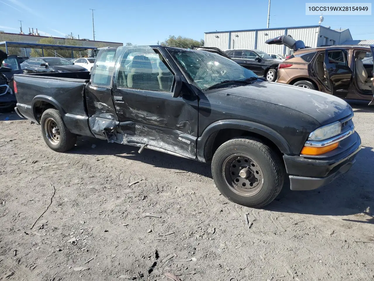 1GCCS19WX28154949 2002 Chevrolet S Truck S10