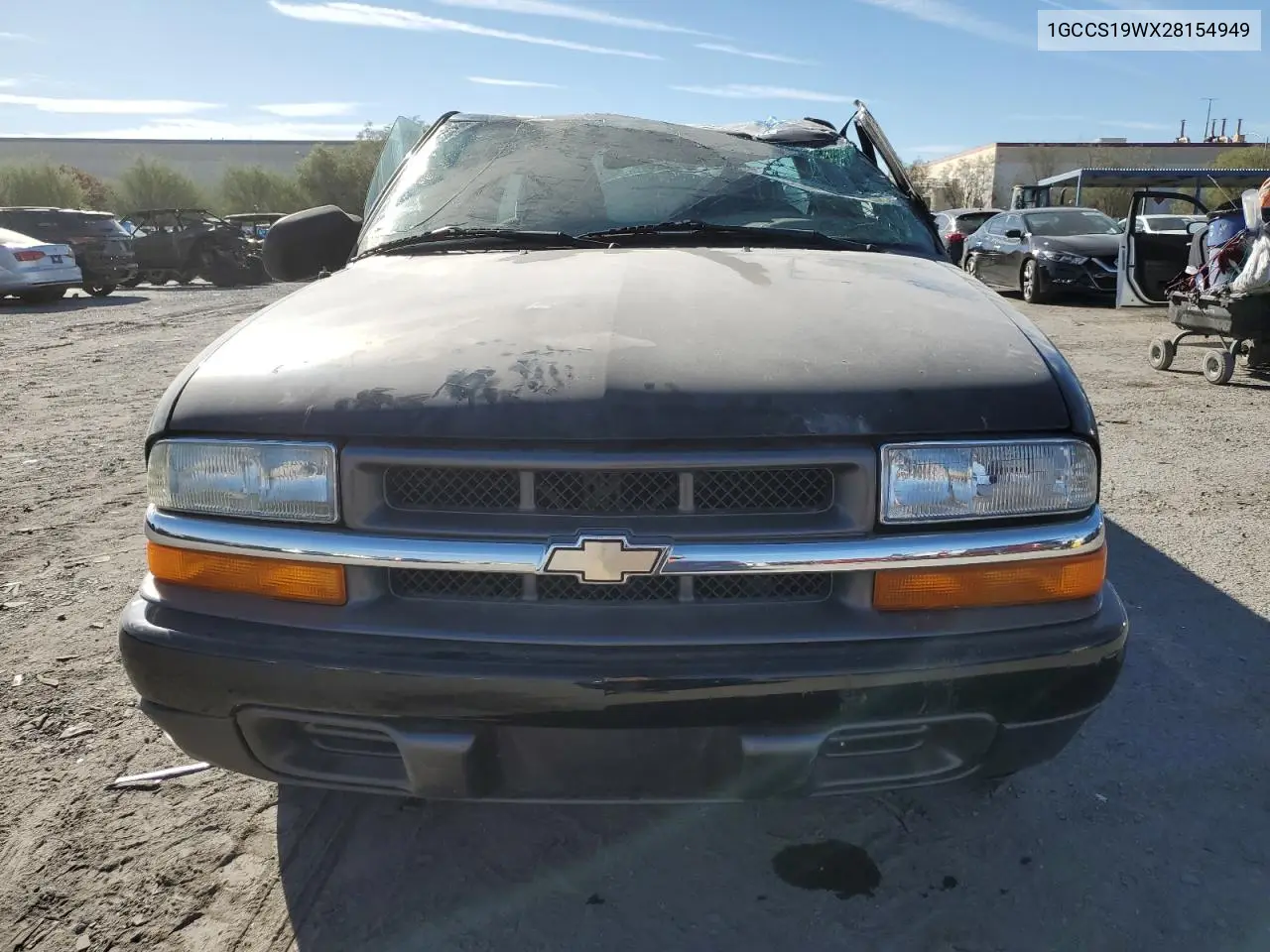 1GCCS19WX28154949 2002 Chevrolet S Truck S10