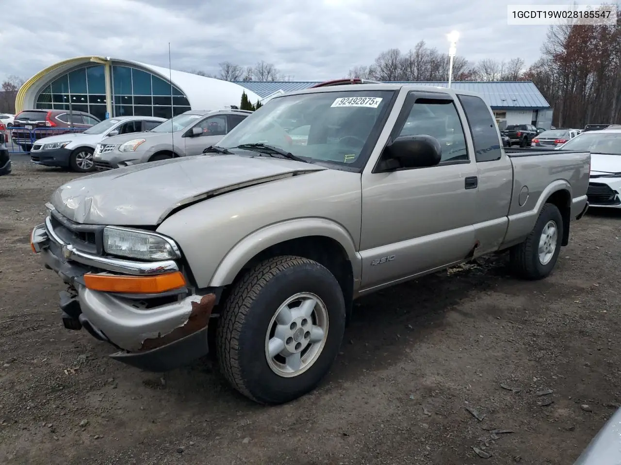 1GCDT19W028185547 2002 Chevrolet S Truck S10