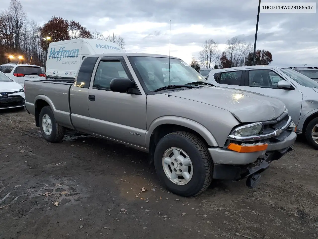 1GCDT19W028185547 2002 Chevrolet S Truck S10