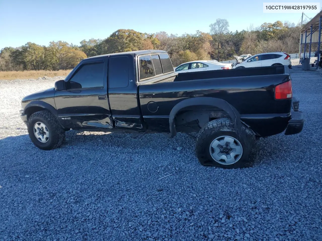 1GCCT19W428197955 2002 Chevrolet S Truck S10