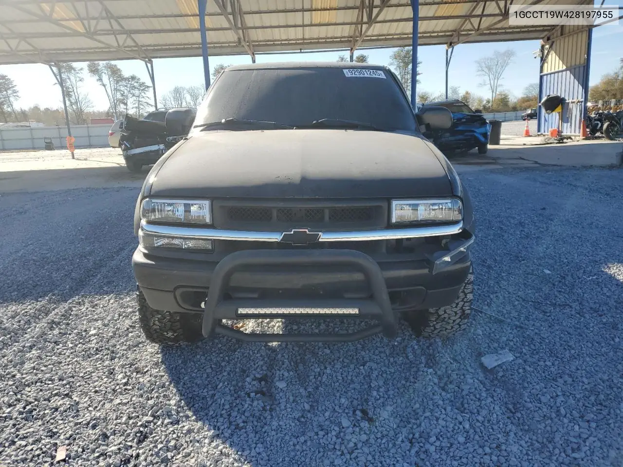 1GCCT19W428197955 2002 Chevrolet S Truck S10