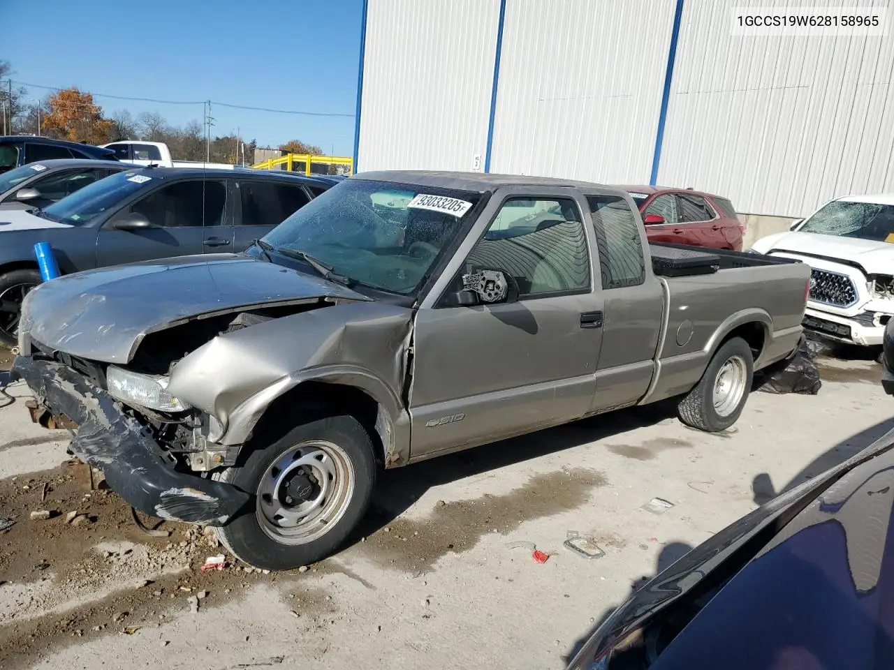 1GCCS19W628158965 2002 Chevrolet S Truck S10