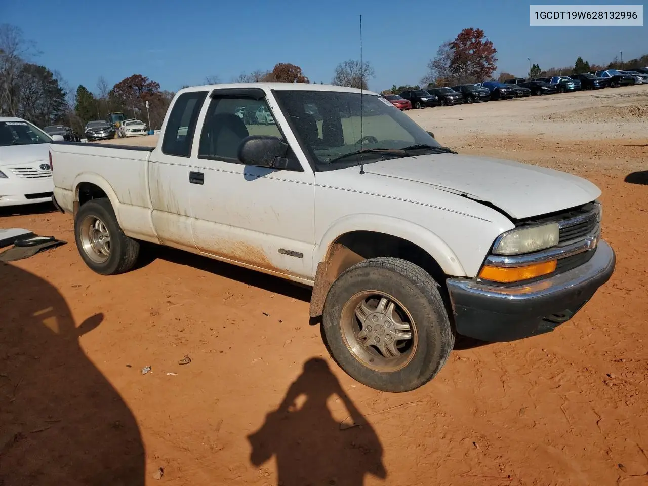 1GCDT19W628132996 2002 Chevrolet S Truck S10