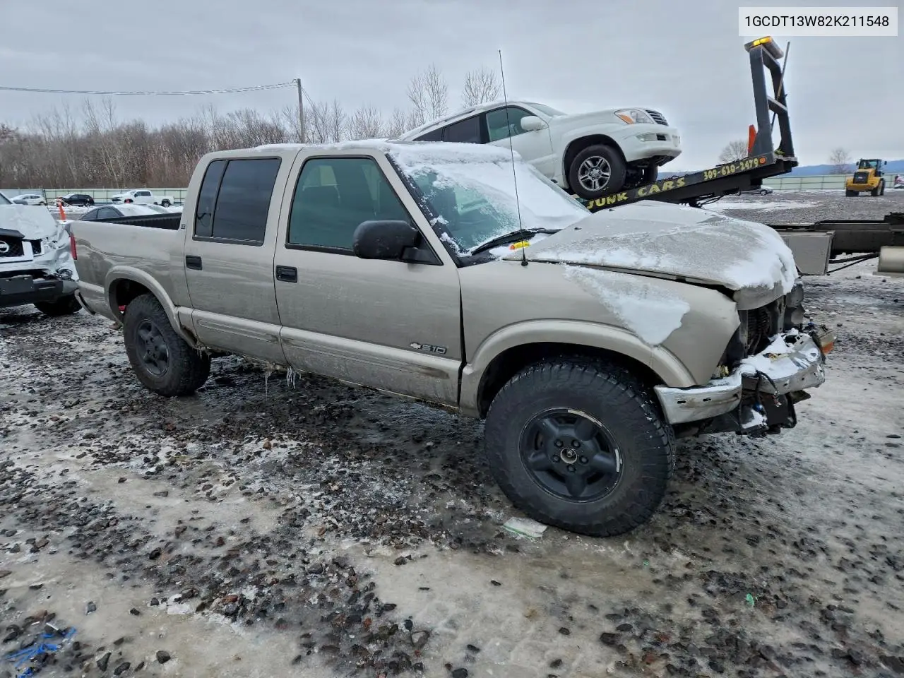1GCDT13W82K211548 2002 Chevrolet S Truck S10