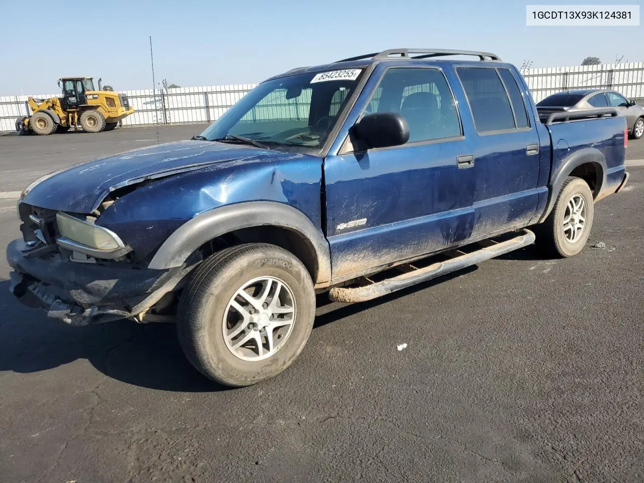 1GCDT13X93K124381 2003 Chevrolet S Truck S10