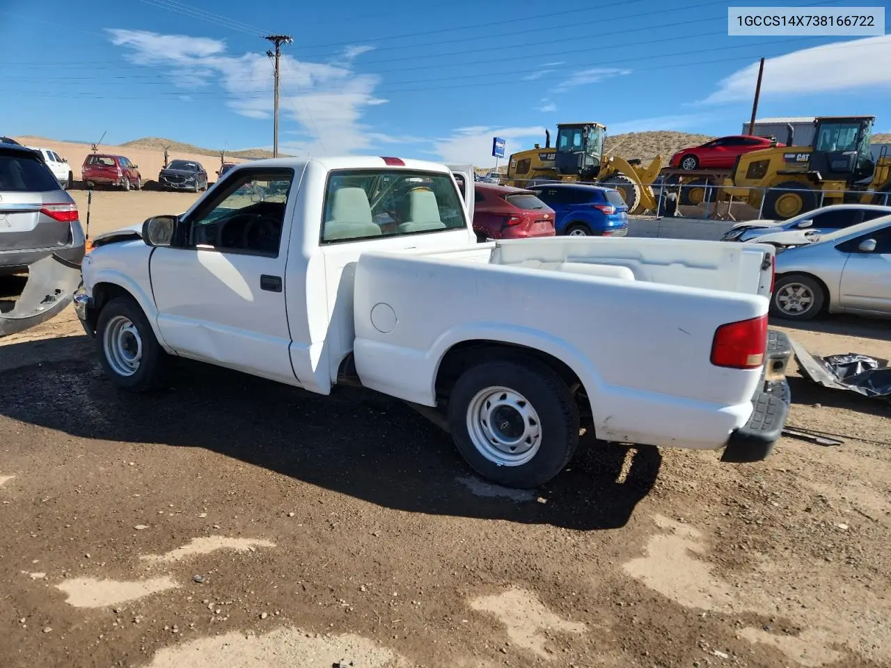 1GCCS14X738166722 2003 Chevrolet S Truck S10