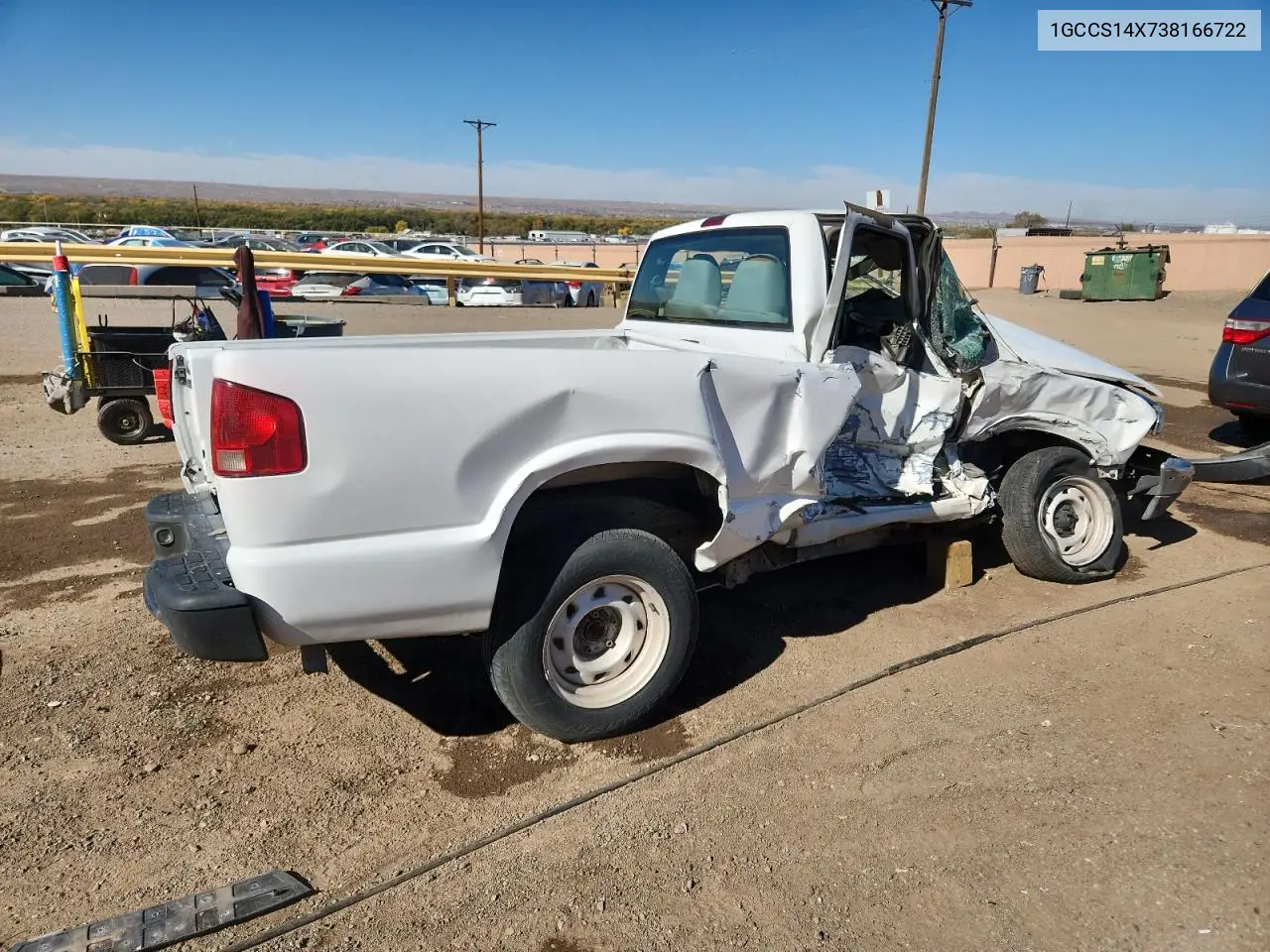 1GCCS14X738166722 2003 Chevrolet S Truck S10