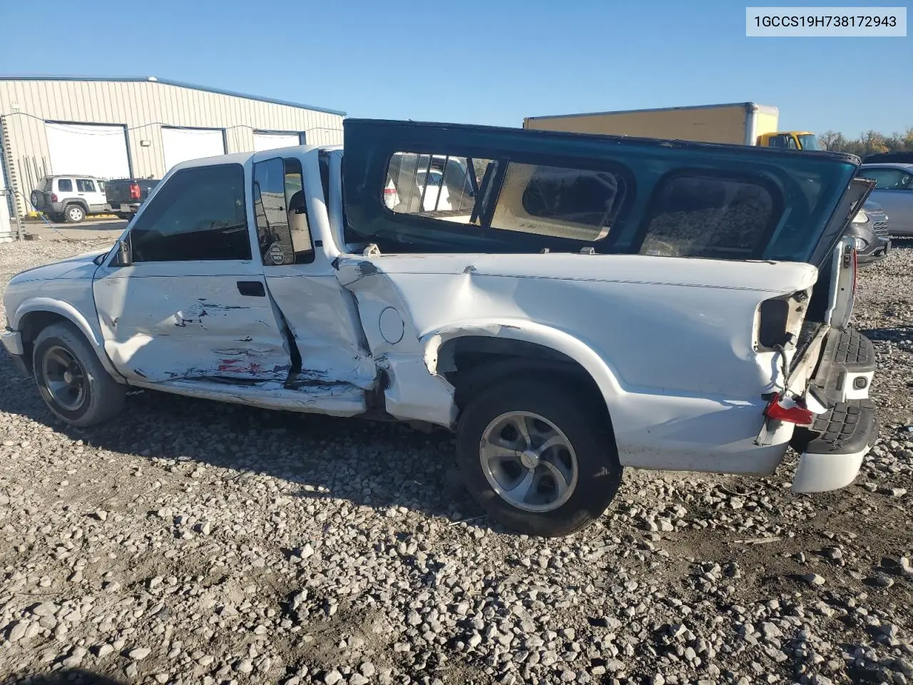 1GCCS19H738172943 2003 Chevrolet S Truck S10