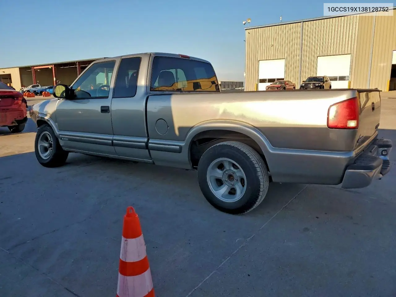 1GCCS19X138128752 2003 Chevrolet S Truck S10
