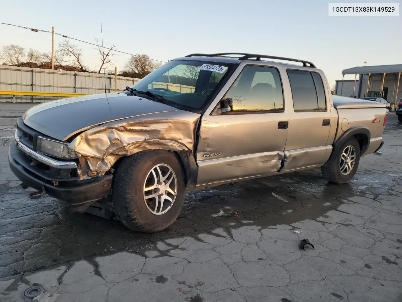 1GCDT13X83K149529 2003 Chevrolet S Truck S10