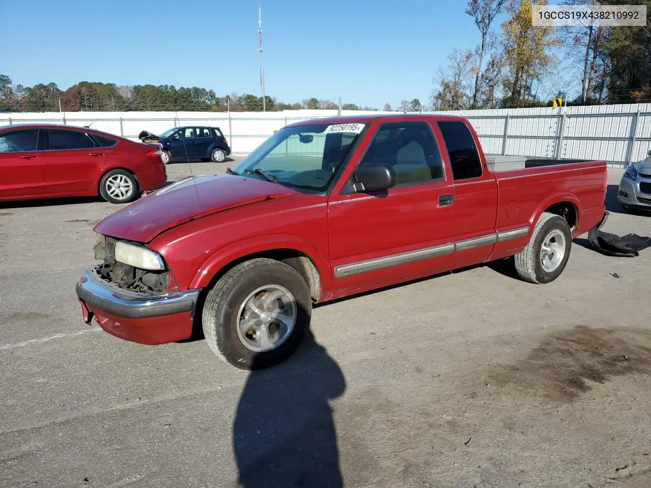1GCCS19X438210992 2003 Chevrolet S Truck S10