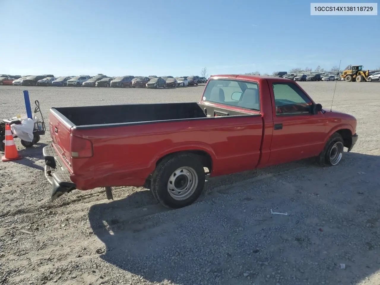 1GCCS14X138118729 2003 Chevrolet S Truck S10