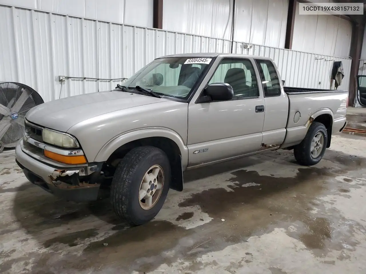 1GCDT19X438157132 2003 Chevrolet S Truck S10