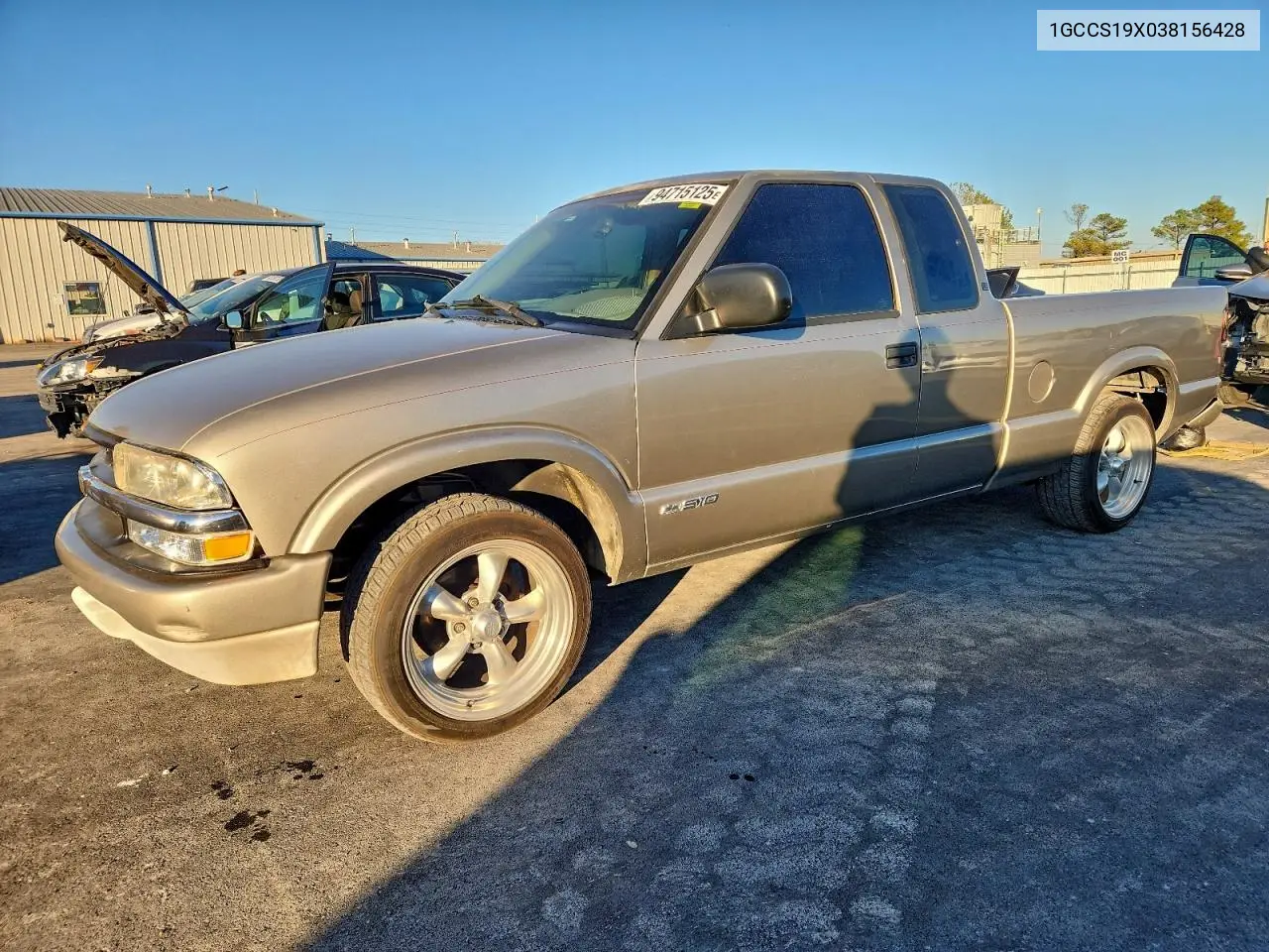 1GCCS19X038156428 2003 Chevrolet S Truck S10