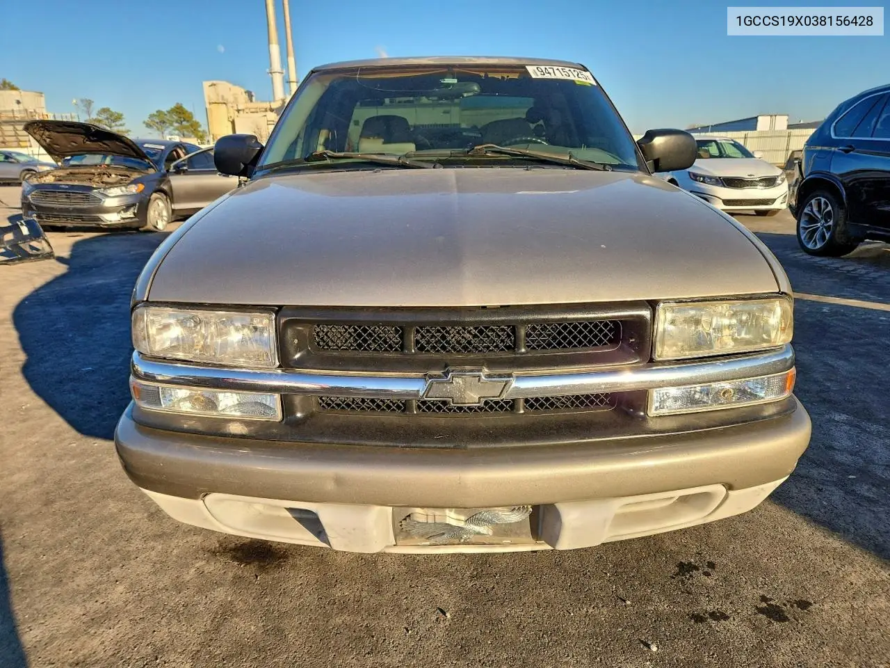 1GCCS19X038156428 2003 Chevrolet S Truck S10