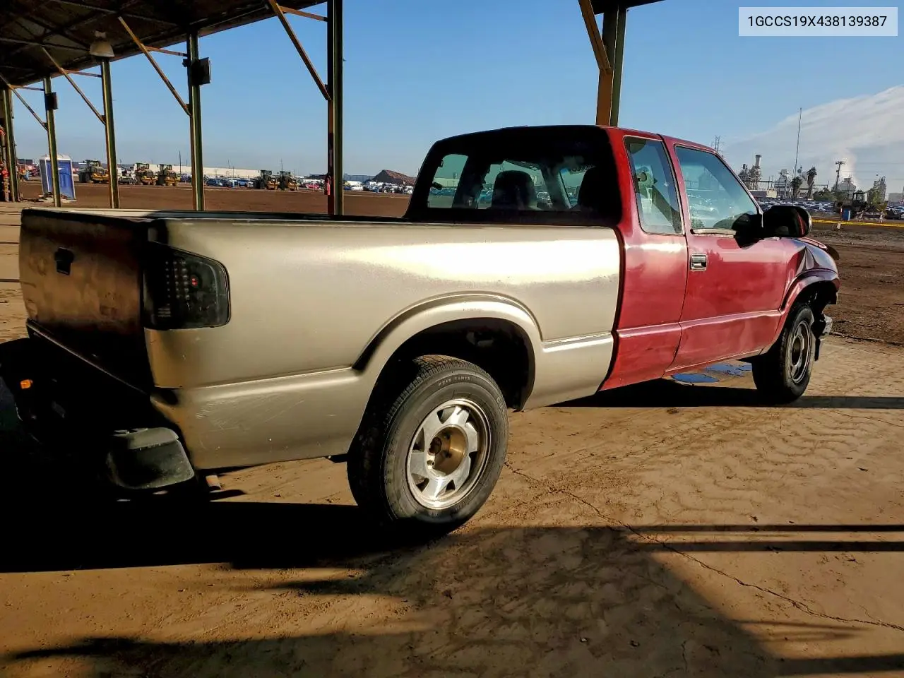 1GCCS19X438139387 2003 Chevrolet S Truck S10