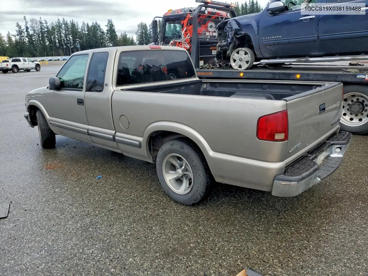 2003 Chevrolet S Truck S10 VIN: 1GCCS19X038159488 Lot: 95573285