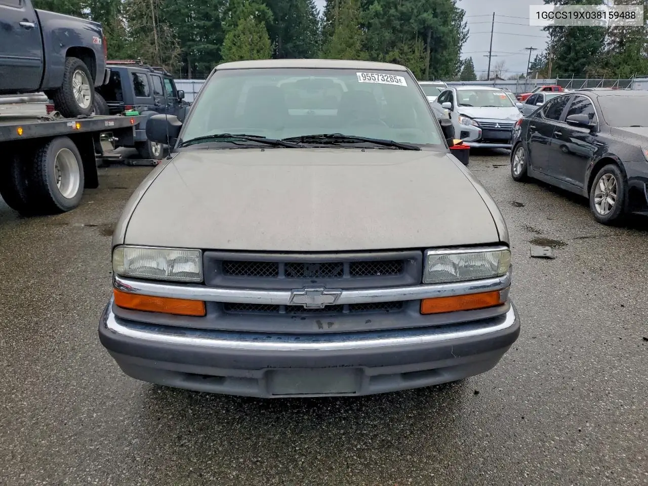 2003 Chevrolet S Truck S10 VIN: 1GCCS19X038159488 Lot: 95573285