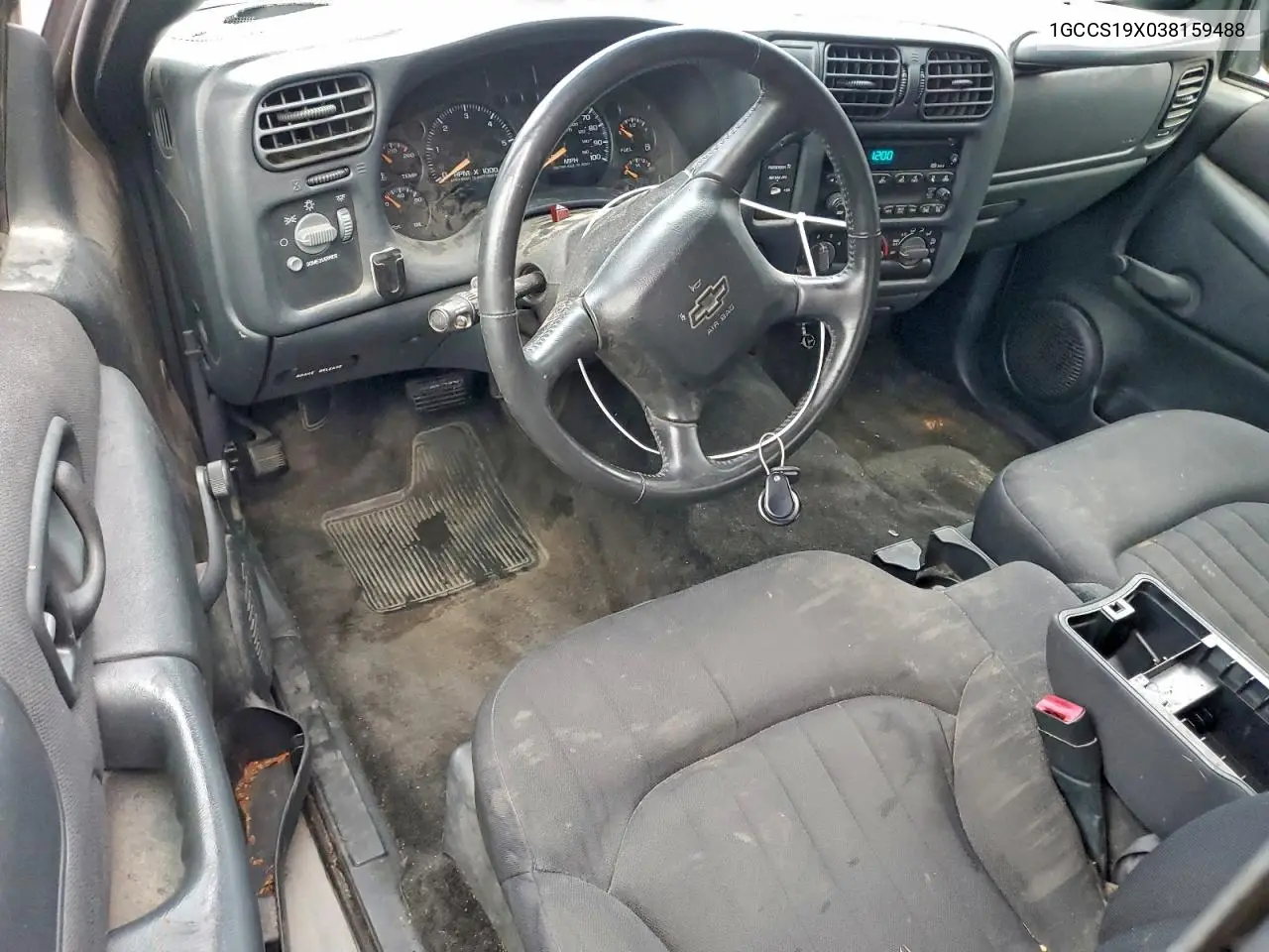 2003 Chevrolet S Truck S10 VIN: 1GCCS19X038159488 Lot: 95573285