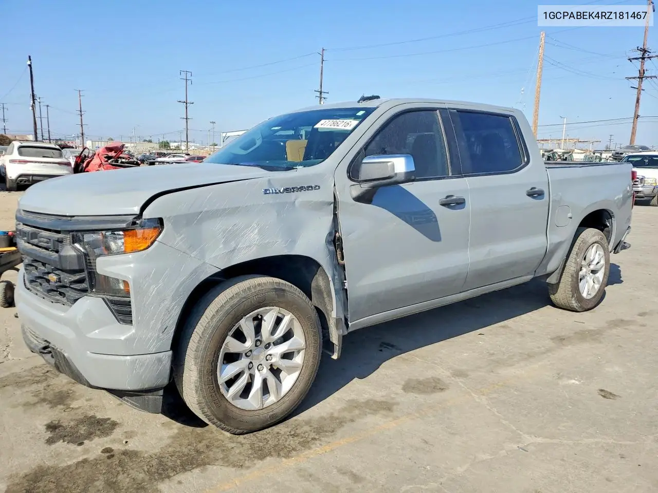 1GCPABEK4RZ181467 2024 Chev Silverado C1500 Custom