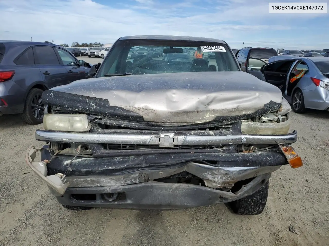 1GCEK14V0XE147072 1999 Chevrolet Silverado K1500