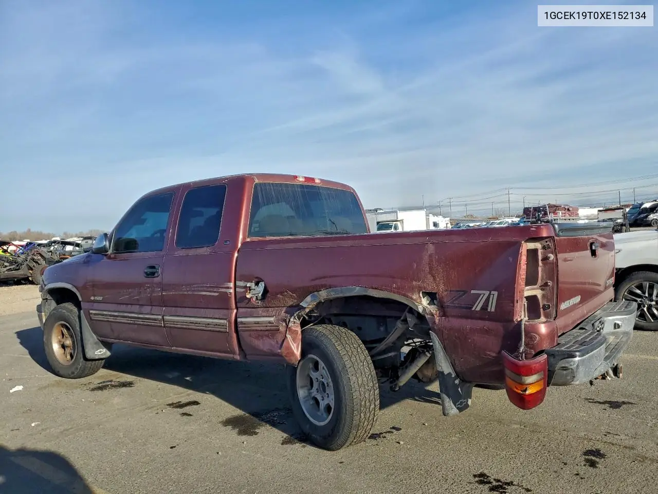 1GCEK19T0XE152134 1999 Chevrolet Silverado K1500