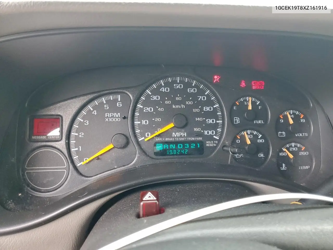 1GCEK19T8XZ161916 1999 Chevrolet Silverado K1500