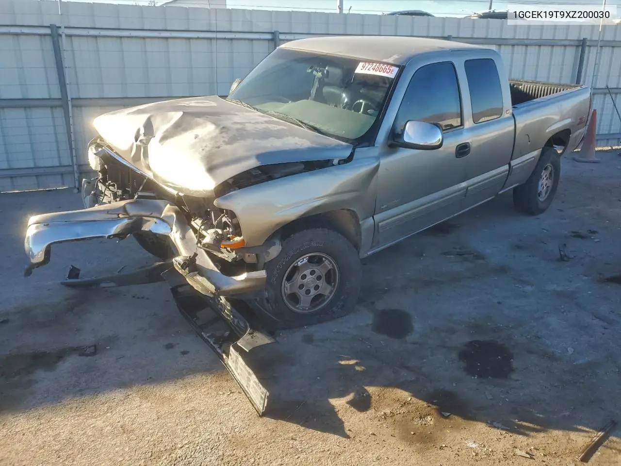 1GCEK19T9XZ200030 1999 Chevrolet Silverado K1500