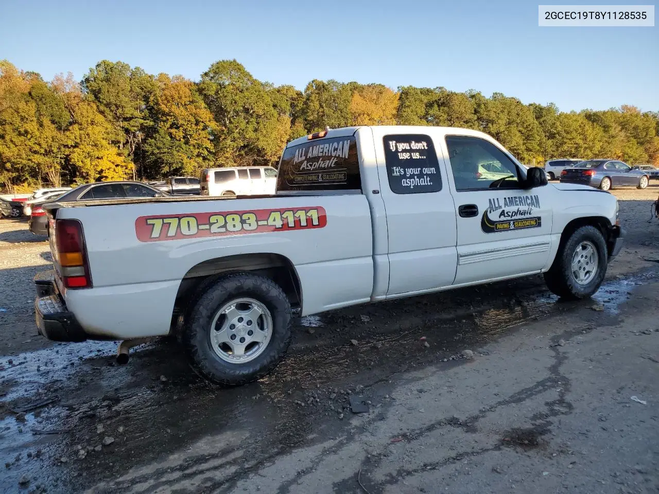 2GCEC19T8Y1128535 2000 Chevrolet Silverado C1500