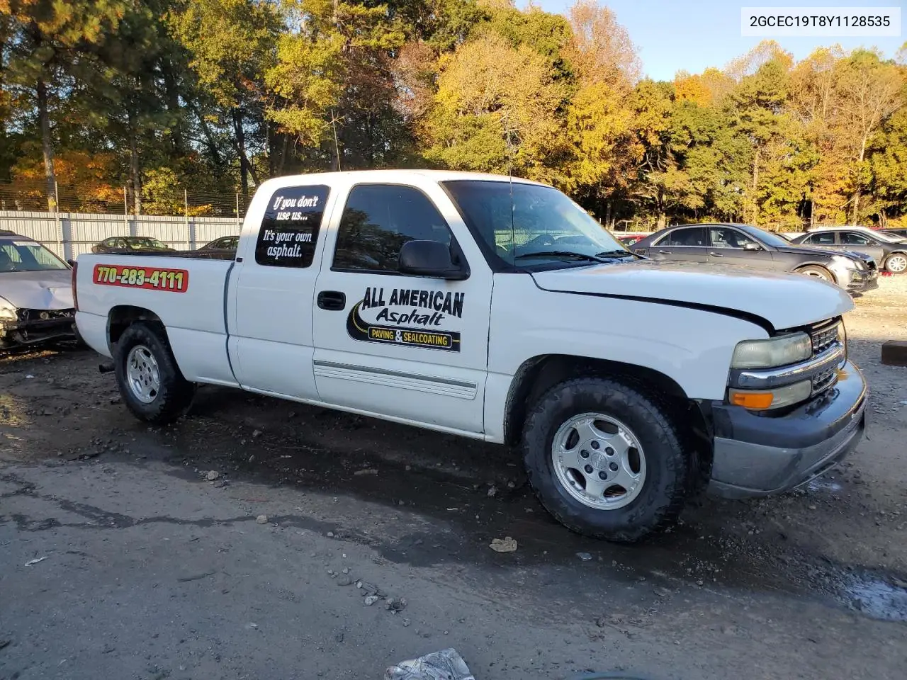 2GCEC19T8Y1128535 2000 Chevrolet Silverado C1500