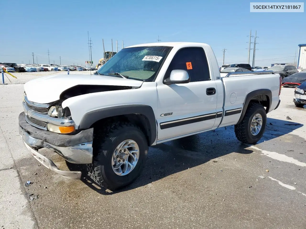 1GCEK14TXYZ181867 2000 Chevrolet Silverado K1500