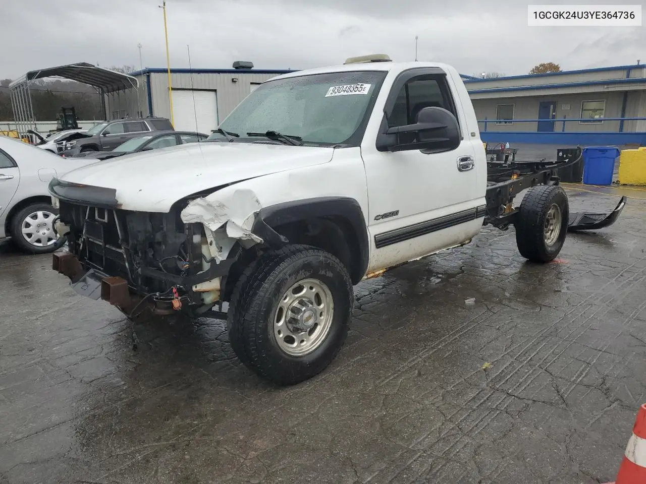 1GCGK24U3YE364736 2000 Chevrolet Silverado K2500