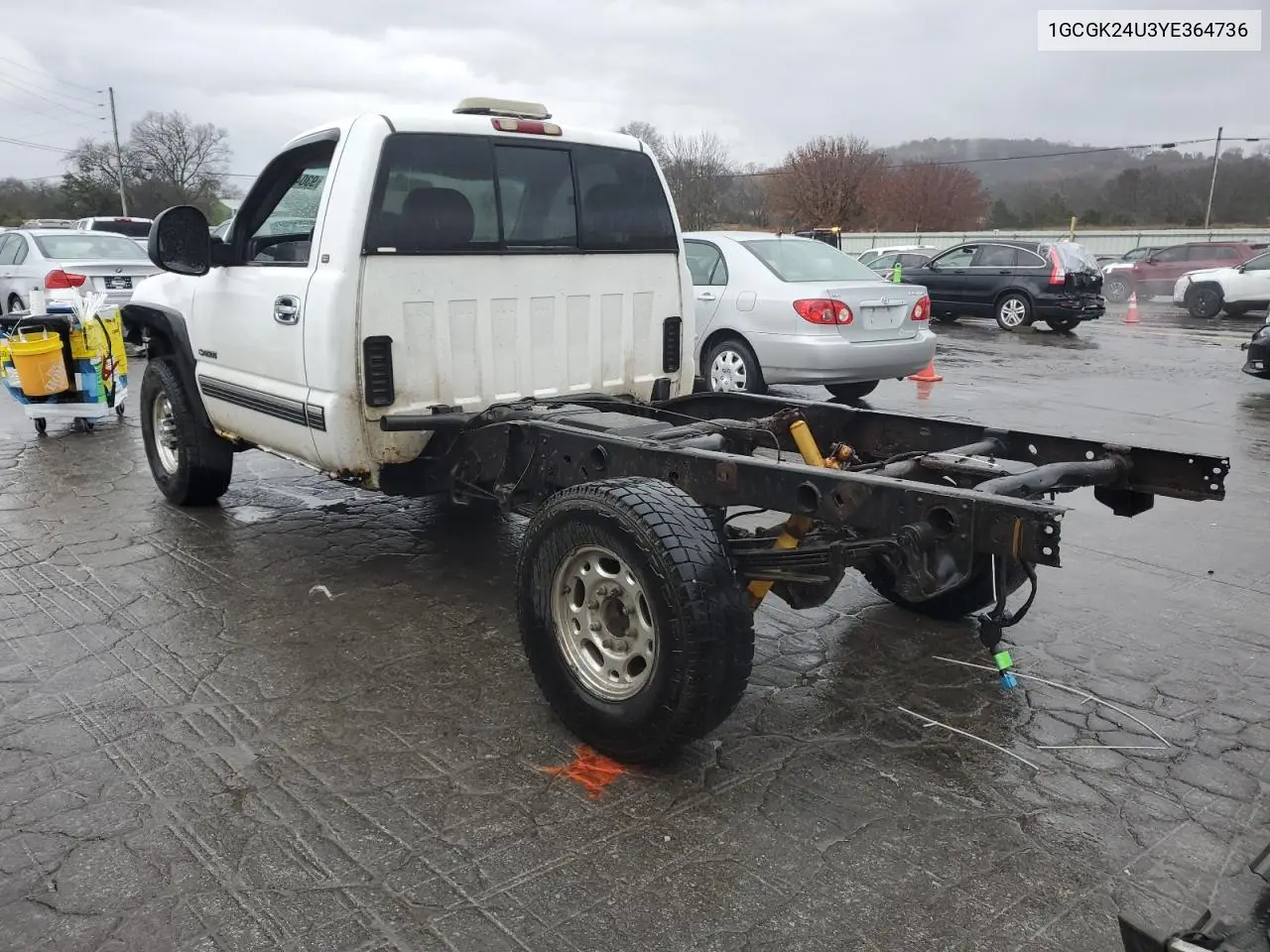 1GCGK24U3YE364736 2000 Chevrolet Silverado K2500