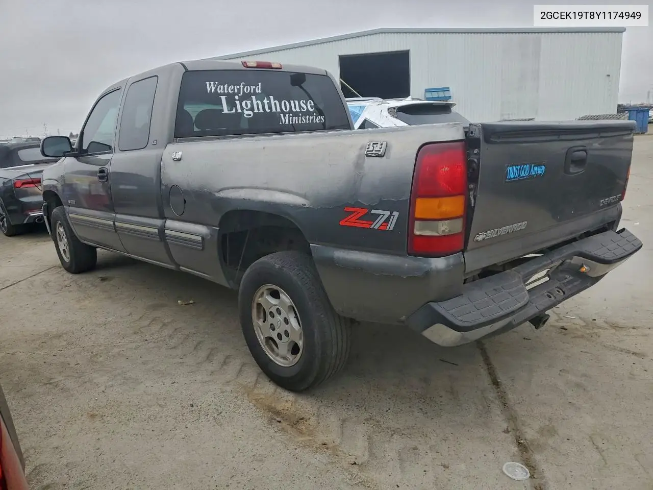 2GCEK19T8Y1174949 2000 Chevrolet Silverado K1500