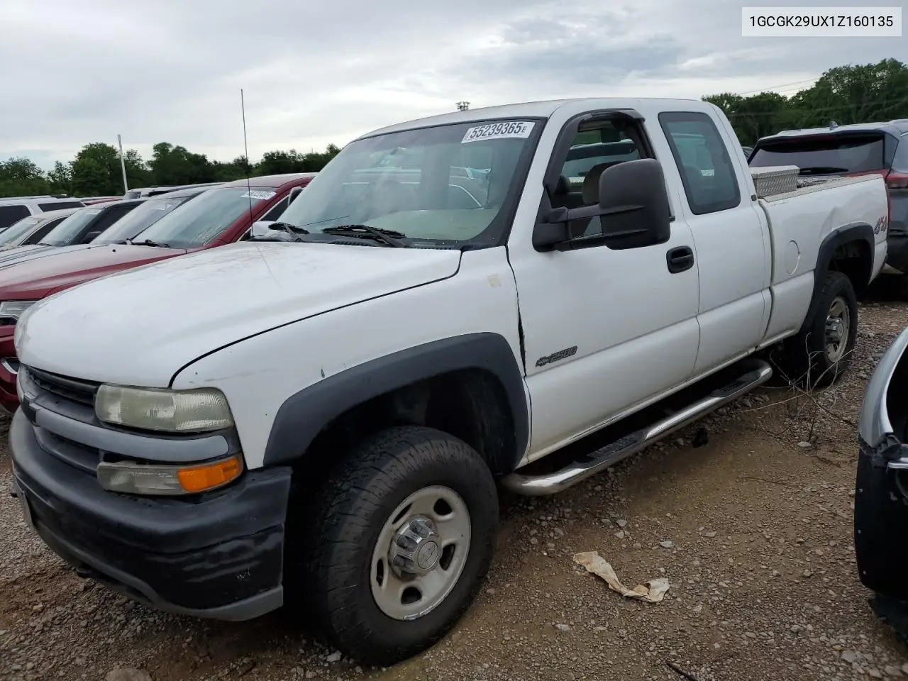1GCGK29UX1Z160135 2001 Chevrolet Silverado K2500