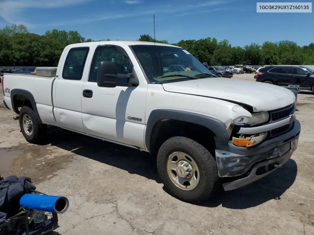 1GCGK29UX1Z160135 2001 Chevrolet Silverado K2500