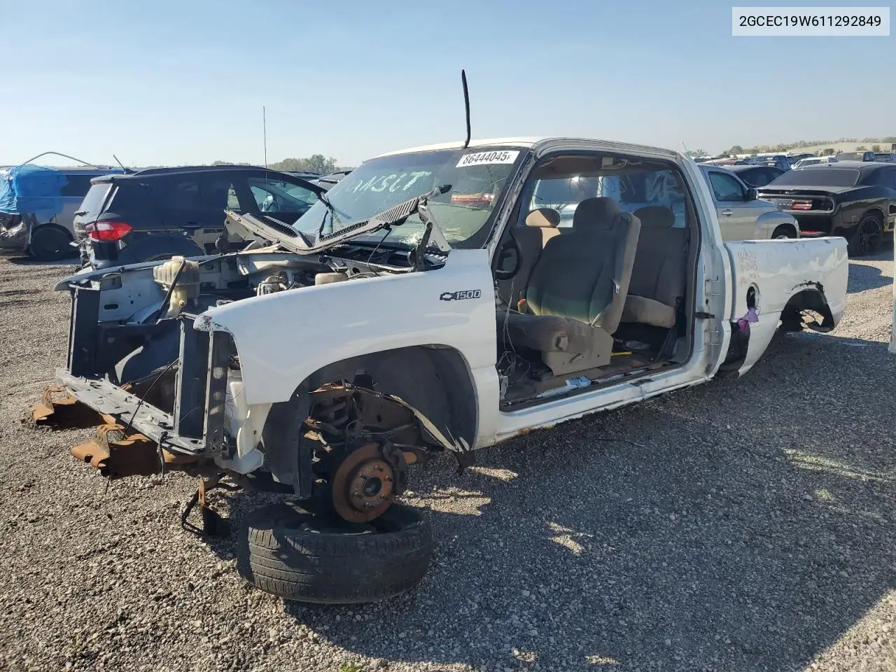 2GCEC19W611292849 2001 Chevrolet Silverado C1500