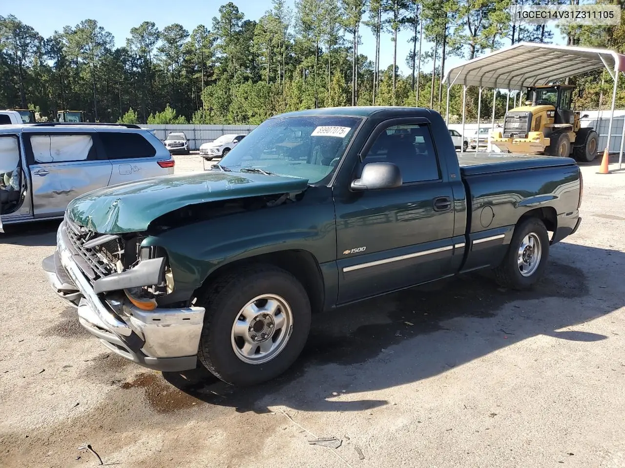 1GCEC14V31Z311105 2001 Chevrolet Silverado C1500