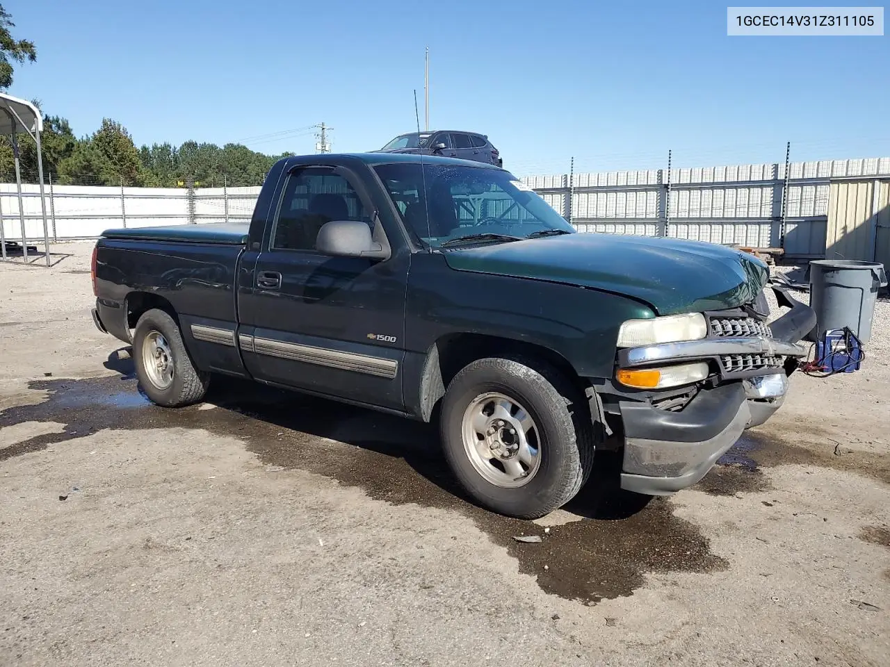 1GCEC14V31Z311105 2001 Chevrolet Silverado C1500