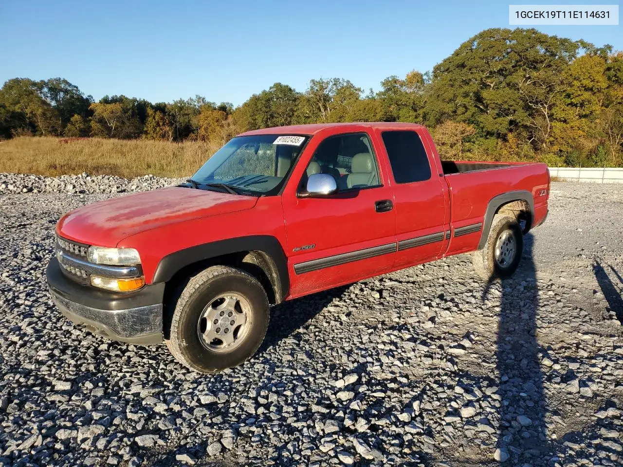 1GCEK19T11E114631 2001 Chevrolet Silverado K1500