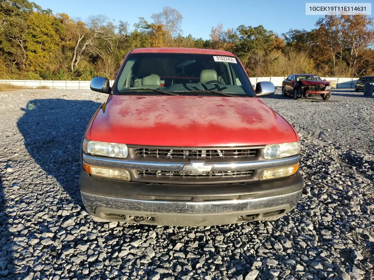 1GCEK19T11E114631 2001 Chevrolet Silverado K1500