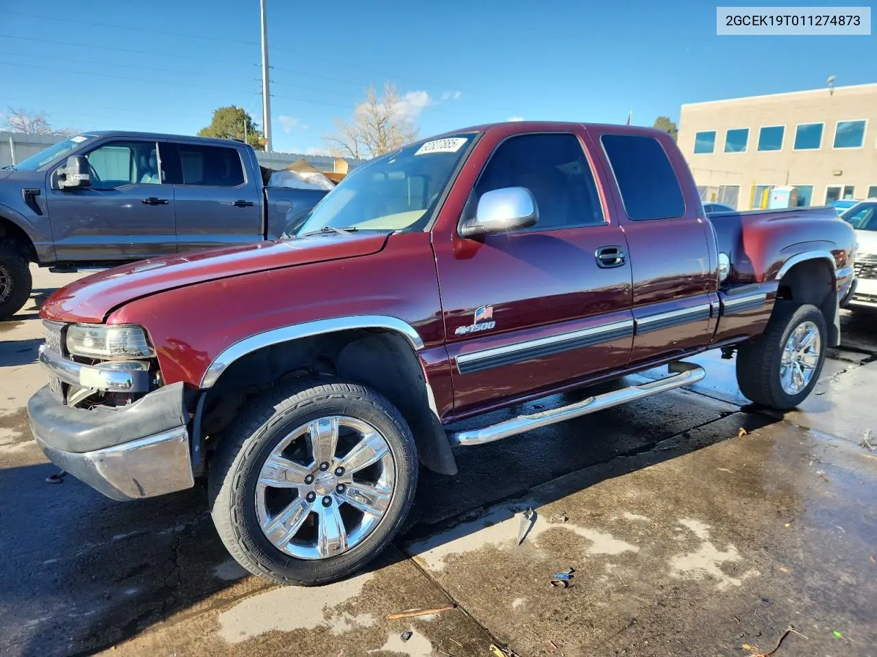 2GCEK19T011274873 2001 Chevrolet Silverado K1500