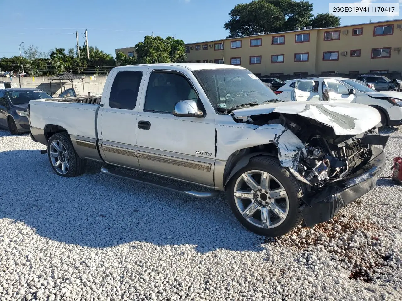 2GCEC19V411170417 2001 Chevrolet Silverado C1500