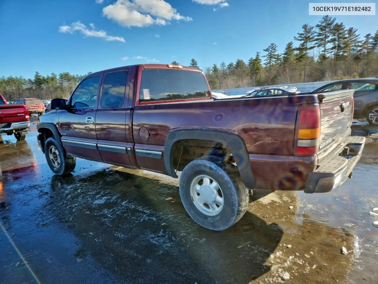 1GCEK19V71E182482 2001 Chevrolet Silverado K1500