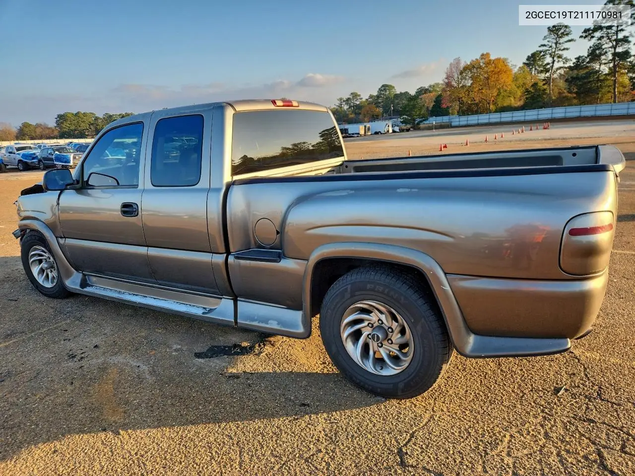 2GCEC19T211170981 2001 Chevrolet Silverado C1500