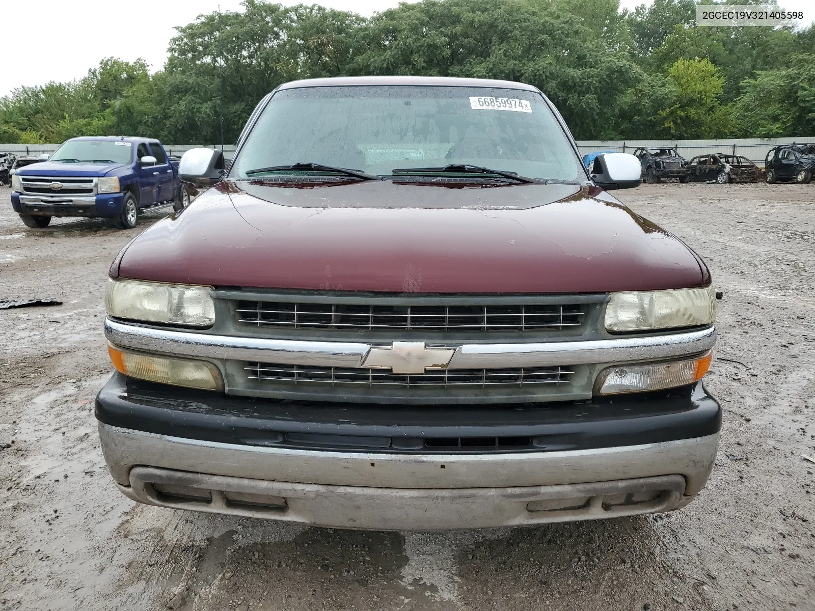 2002 Chevrolet Silverado C1500 VIN: 2GCEC19V321405598 Lot: 66859974