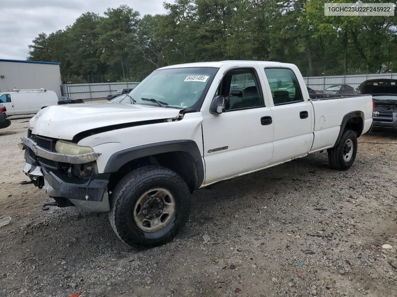 1GCHC23U22F245922 2002 Chevrolet Silverado C2500 Heavy Duty